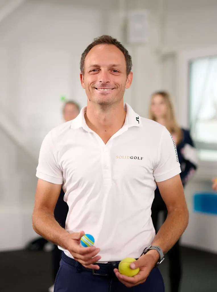 Golftrainer Christoph Körbler beim Golffitness